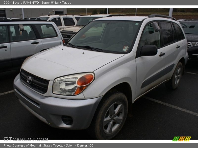 Super White / Taupe 2004 Toyota RAV4 4WD