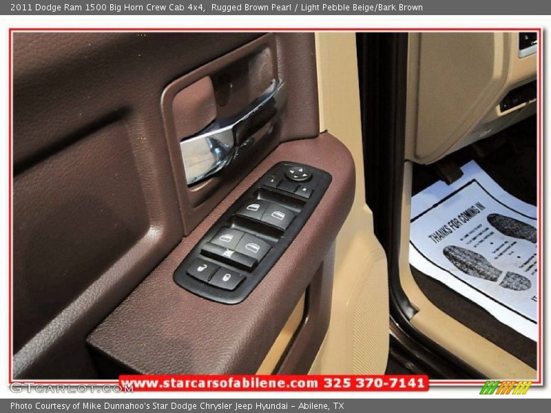 Rugged Brown Pearl / Light Pebble Beige/Bark Brown 2011 Dodge Ram 1500 Big Horn Crew Cab 4x4