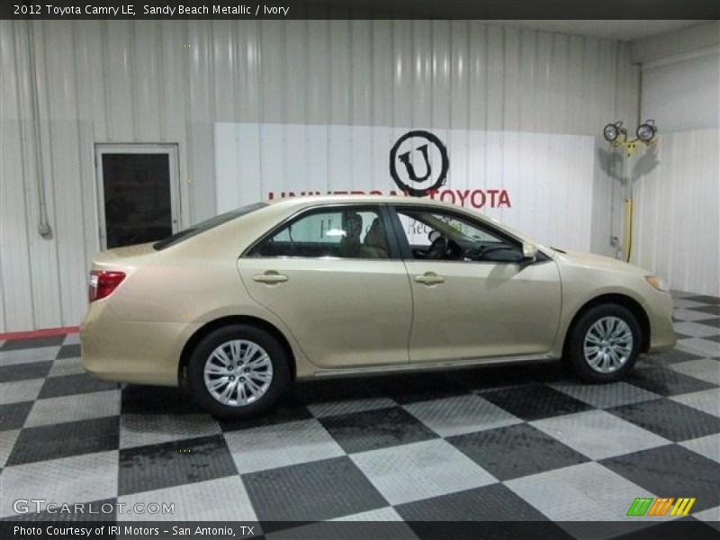 Sandy Beach Metallic / Ivory 2012 Toyota Camry LE