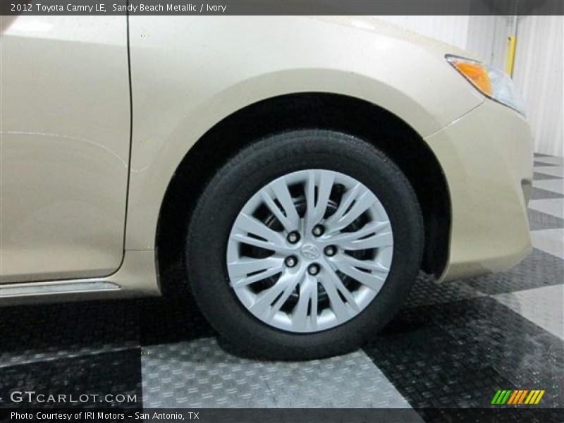 Sandy Beach Metallic / Ivory 2012 Toyota Camry LE