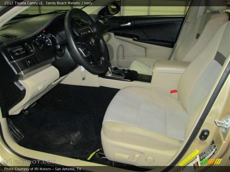 Sandy Beach Metallic / Ivory 2012 Toyota Camry LE