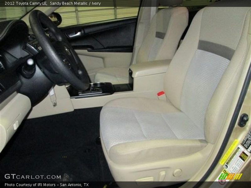 Sandy Beach Metallic / Ivory 2012 Toyota Camry LE