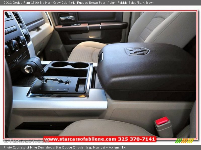 Rugged Brown Pearl / Light Pebble Beige/Bark Brown 2011 Dodge Ram 1500 Big Horn Crew Cab 4x4