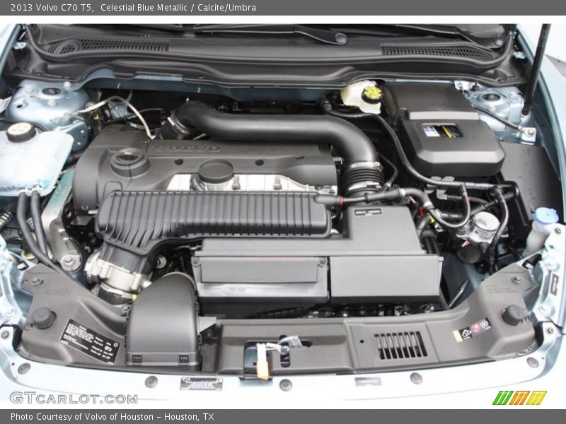 Celestial Blue Metallic / Calcite/Umbra 2013 Volvo C70 T5