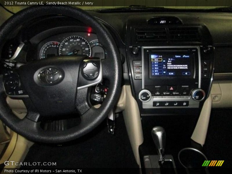 Sandy Beach Metallic / Ivory 2012 Toyota Camry LE