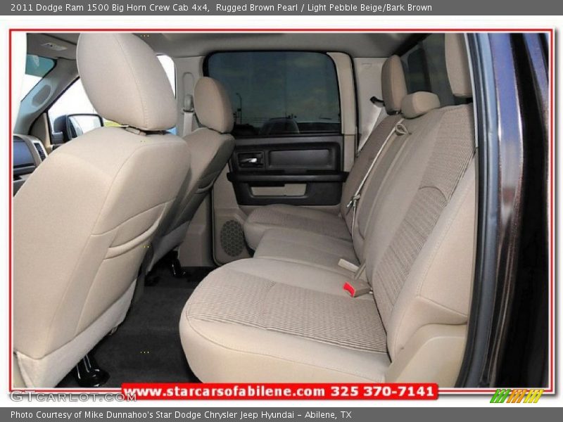 Rugged Brown Pearl / Light Pebble Beige/Bark Brown 2011 Dodge Ram 1500 Big Horn Crew Cab 4x4