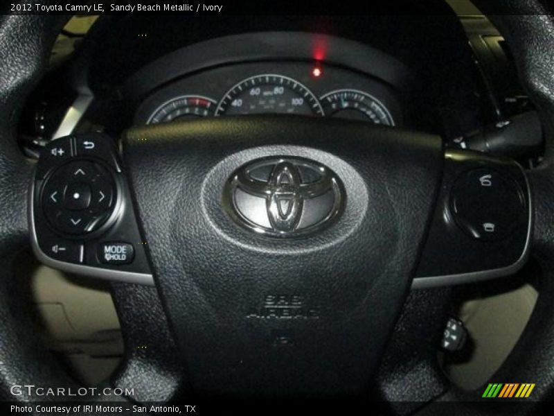 Sandy Beach Metallic / Ivory 2012 Toyota Camry LE