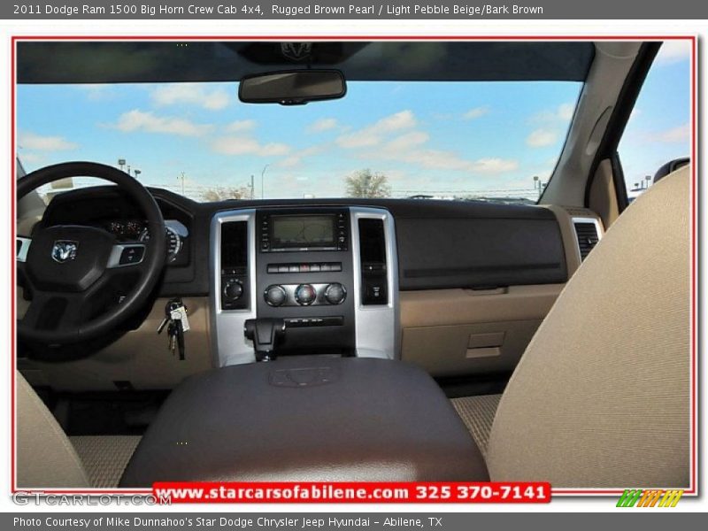 Rugged Brown Pearl / Light Pebble Beige/Bark Brown 2011 Dodge Ram 1500 Big Horn Crew Cab 4x4