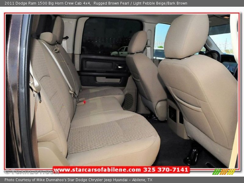 Rugged Brown Pearl / Light Pebble Beige/Bark Brown 2011 Dodge Ram 1500 Big Horn Crew Cab 4x4