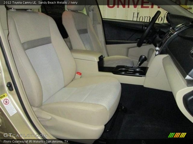 Sandy Beach Metallic / Ivory 2012 Toyota Camry LE
