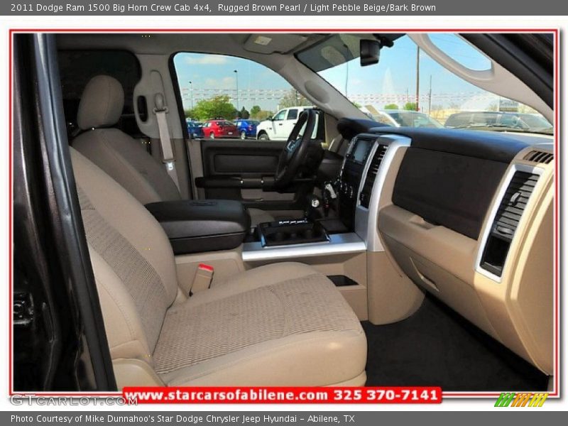 Rugged Brown Pearl / Light Pebble Beige/Bark Brown 2011 Dodge Ram 1500 Big Horn Crew Cab 4x4