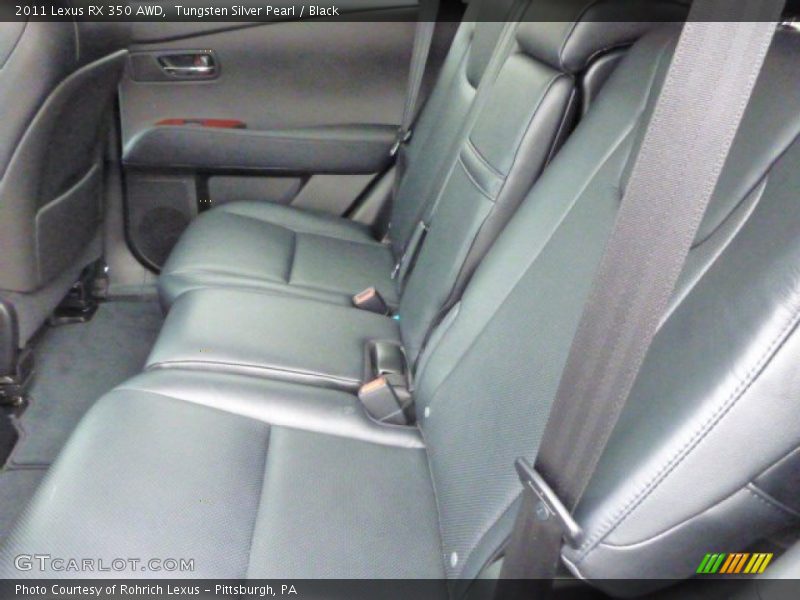 Tungsten Silver Pearl / Black 2011 Lexus RX 350 AWD