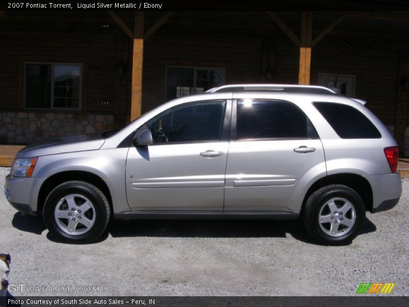 Liquid Silver Metallic / Ebony 2007 Pontiac Torrent