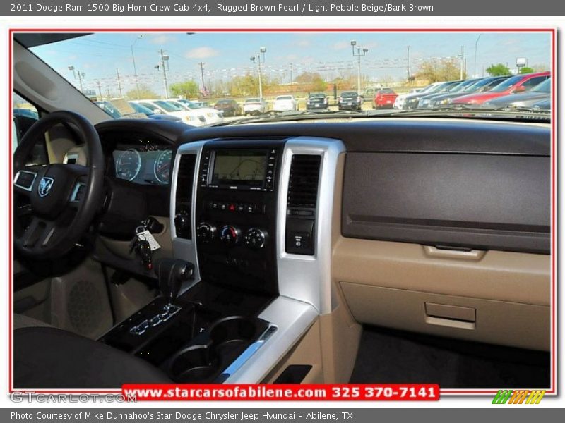 Rugged Brown Pearl / Light Pebble Beige/Bark Brown 2011 Dodge Ram 1500 Big Horn Crew Cab 4x4
