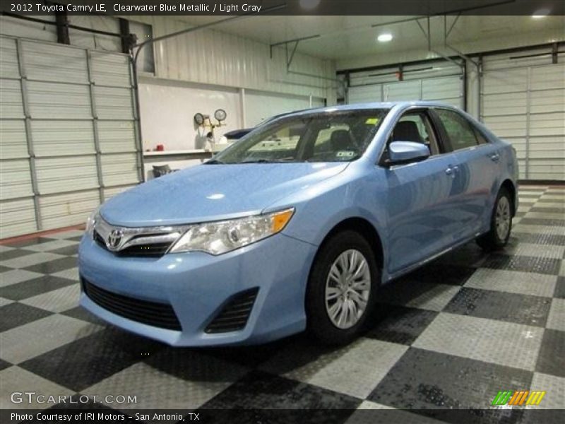 Clearwater Blue Metallic / Light Gray 2012 Toyota Camry LE