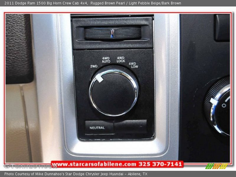 Rugged Brown Pearl / Light Pebble Beige/Bark Brown 2011 Dodge Ram 1500 Big Horn Crew Cab 4x4