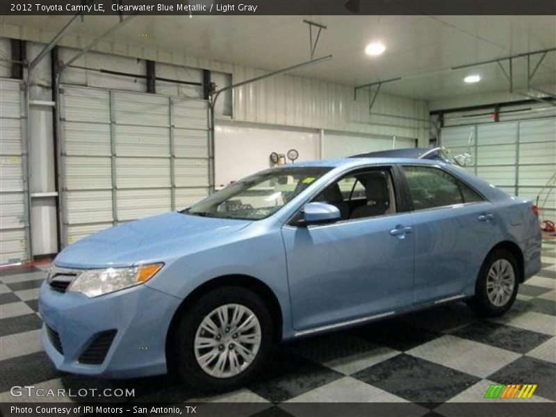 Clearwater Blue Metallic / Light Gray 2012 Toyota Camry LE