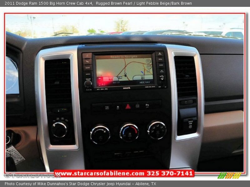 Rugged Brown Pearl / Light Pebble Beige/Bark Brown 2011 Dodge Ram 1500 Big Horn Crew Cab 4x4