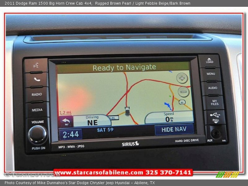 Rugged Brown Pearl / Light Pebble Beige/Bark Brown 2011 Dodge Ram 1500 Big Horn Crew Cab 4x4