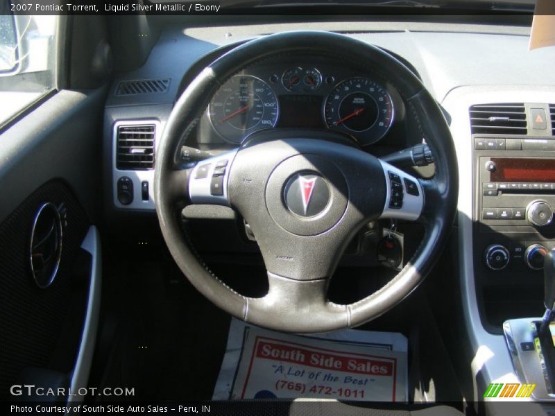 Liquid Silver Metallic / Ebony 2007 Pontiac Torrent