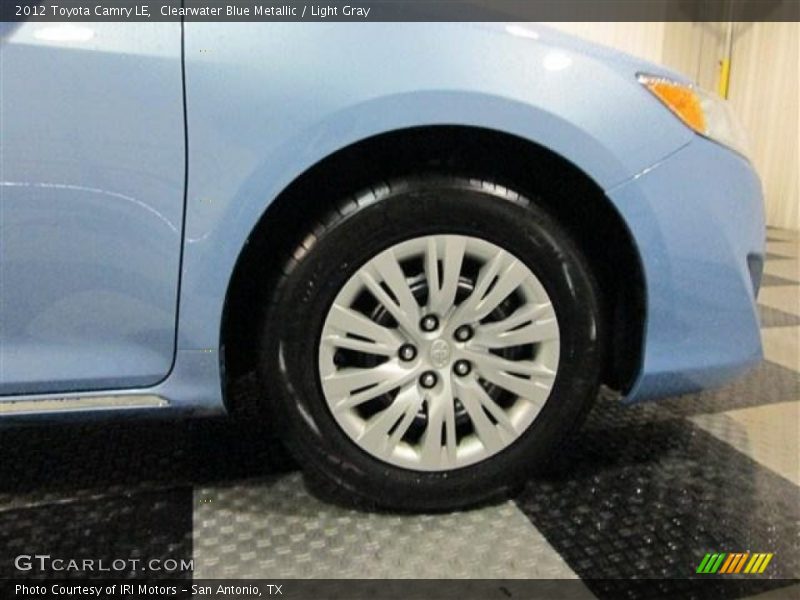 Clearwater Blue Metallic / Light Gray 2012 Toyota Camry LE