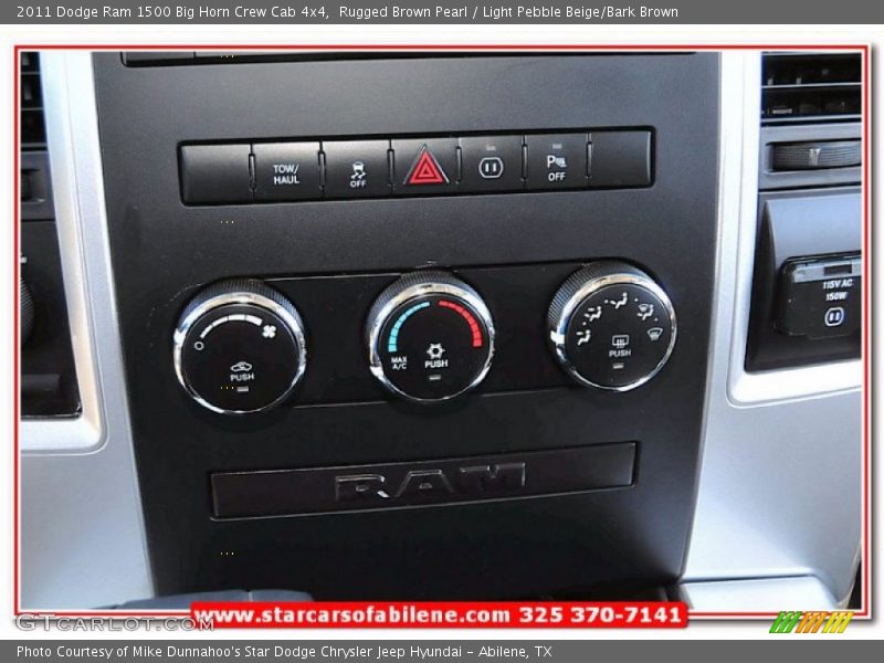 Rugged Brown Pearl / Light Pebble Beige/Bark Brown 2011 Dodge Ram 1500 Big Horn Crew Cab 4x4