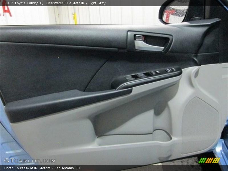 Clearwater Blue Metallic / Light Gray 2012 Toyota Camry LE
