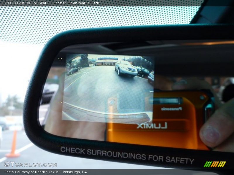 Tungsten Silver Pearl / Black 2011 Lexus RX 350 AWD