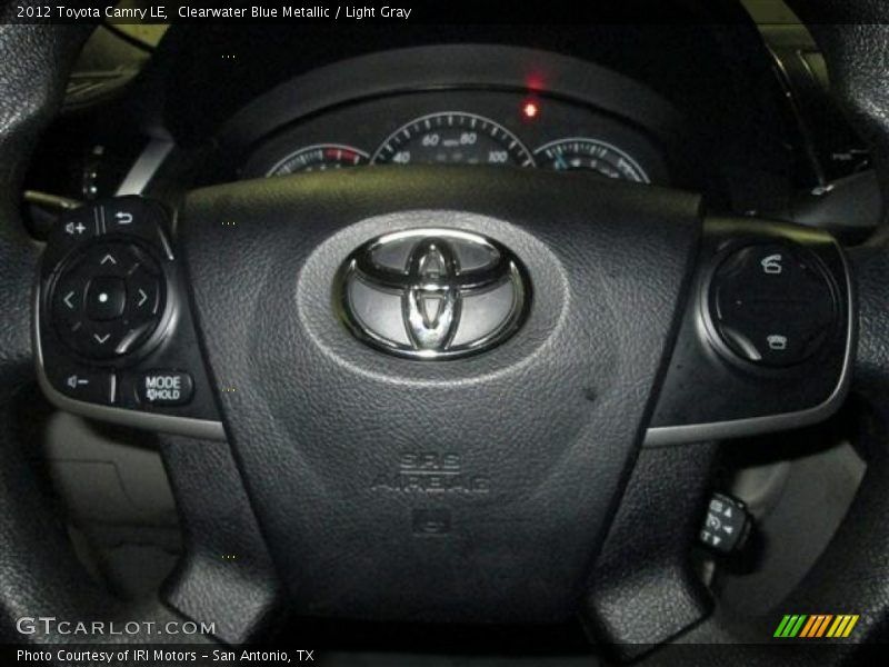 Clearwater Blue Metallic / Light Gray 2012 Toyota Camry LE
