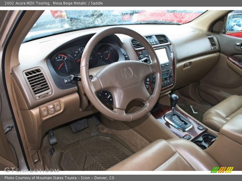 Mesa Beige Metallic / Saddle 2002 Acura MDX Touring