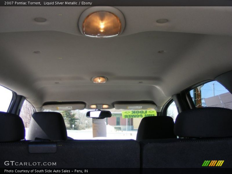 Liquid Silver Metallic / Ebony 2007 Pontiac Torrent