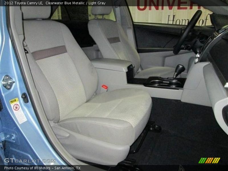 Clearwater Blue Metallic / Light Gray 2012 Toyota Camry LE