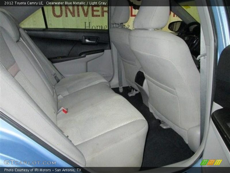 Clearwater Blue Metallic / Light Gray 2012 Toyota Camry LE