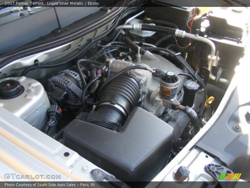 Liquid Silver Metallic / Ebony 2007 Pontiac Torrent
