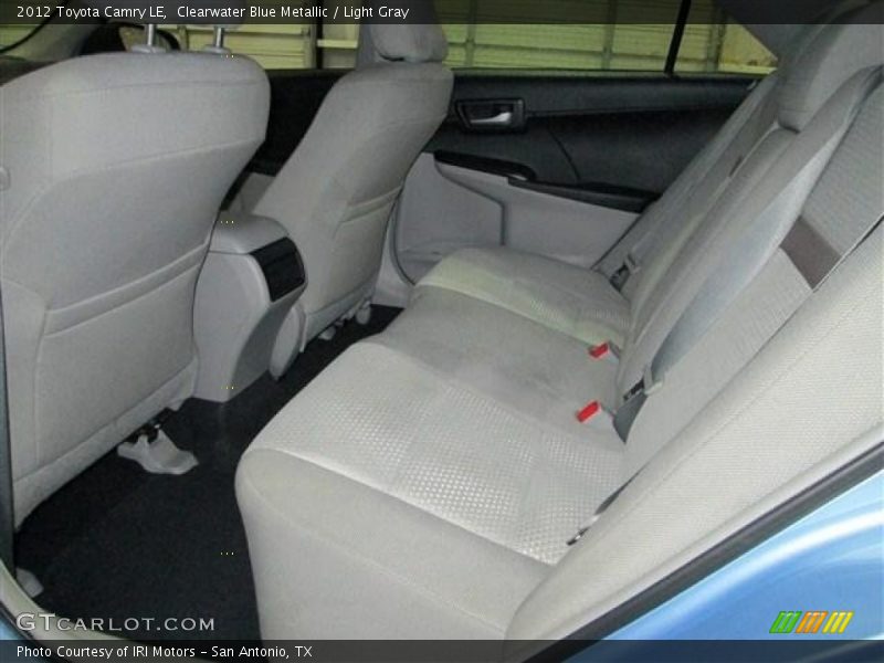 Clearwater Blue Metallic / Light Gray 2012 Toyota Camry LE