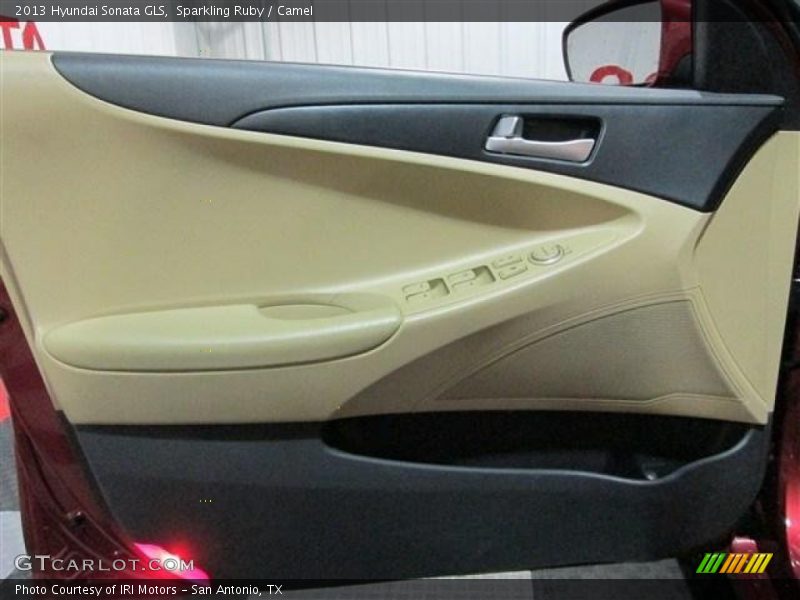Sparkling Ruby / Camel 2013 Hyundai Sonata GLS
