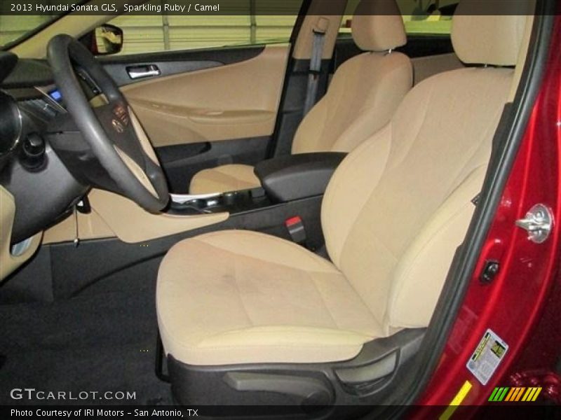Sparkling Ruby / Camel 2013 Hyundai Sonata GLS