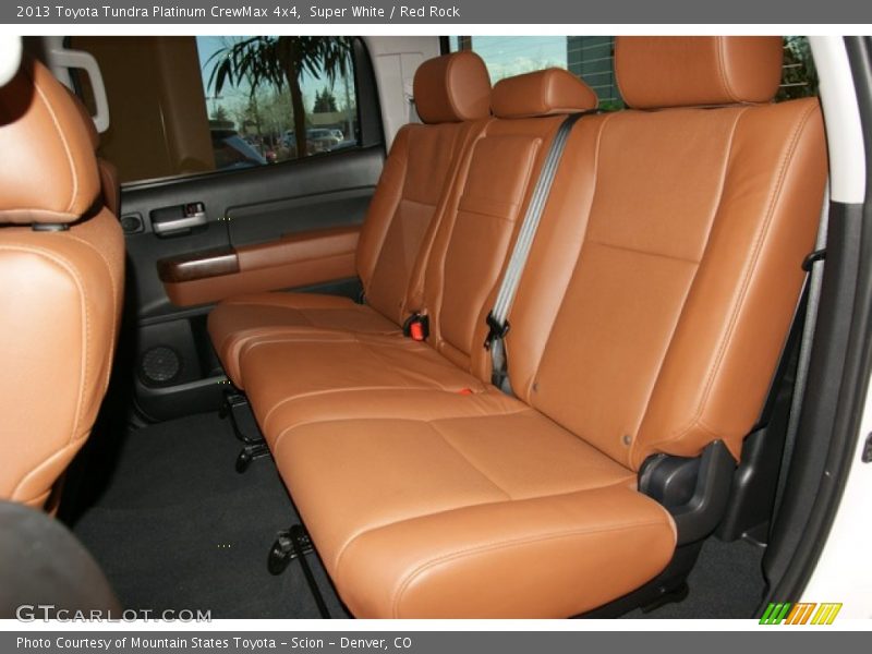 Super White / Red Rock 2013 Toyota Tundra Platinum CrewMax 4x4