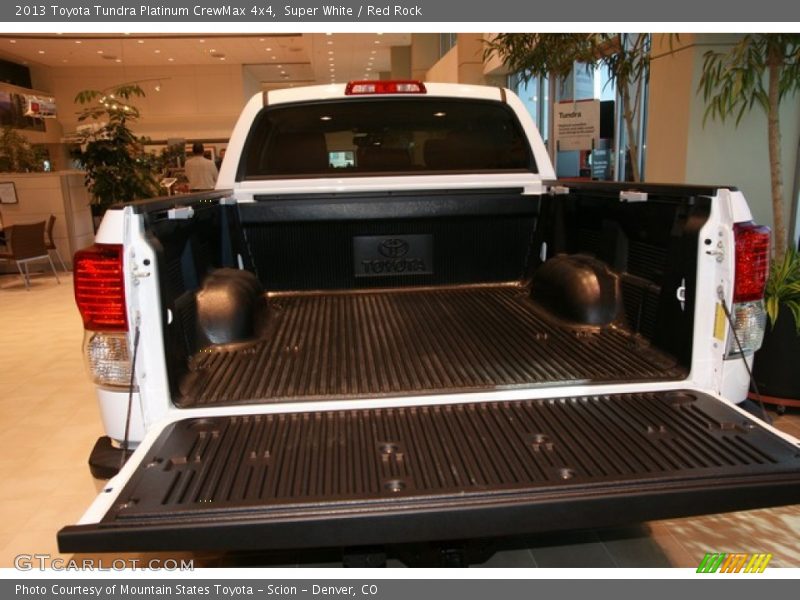Super White / Red Rock 2013 Toyota Tundra Platinum CrewMax 4x4