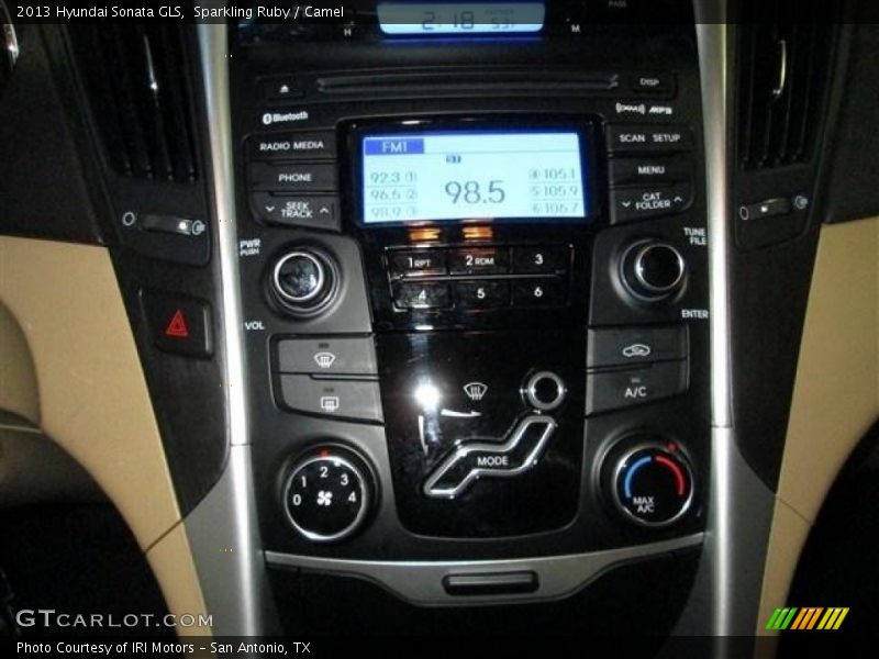 Sparkling Ruby / Camel 2013 Hyundai Sonata GLS