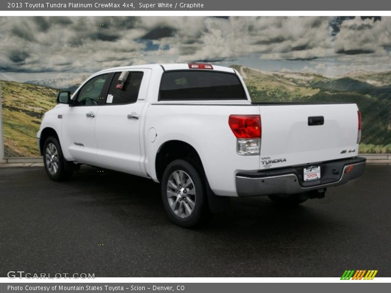 Super White / Graphite 2013 Toyota Tundra Platinum CrewMax 4x4
