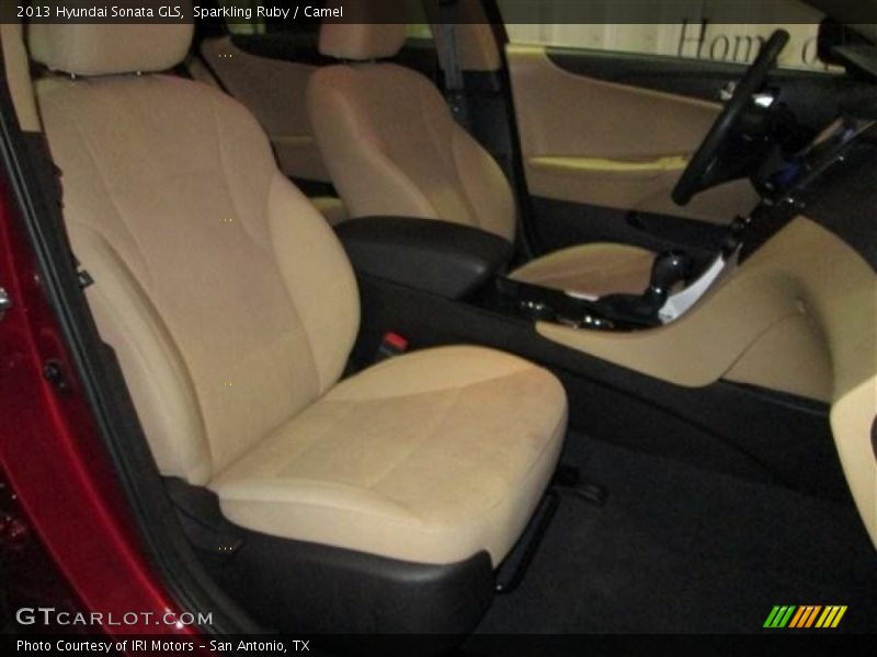 Sparkling Ruby / Camel 2013 Hyundai Sonata GLS