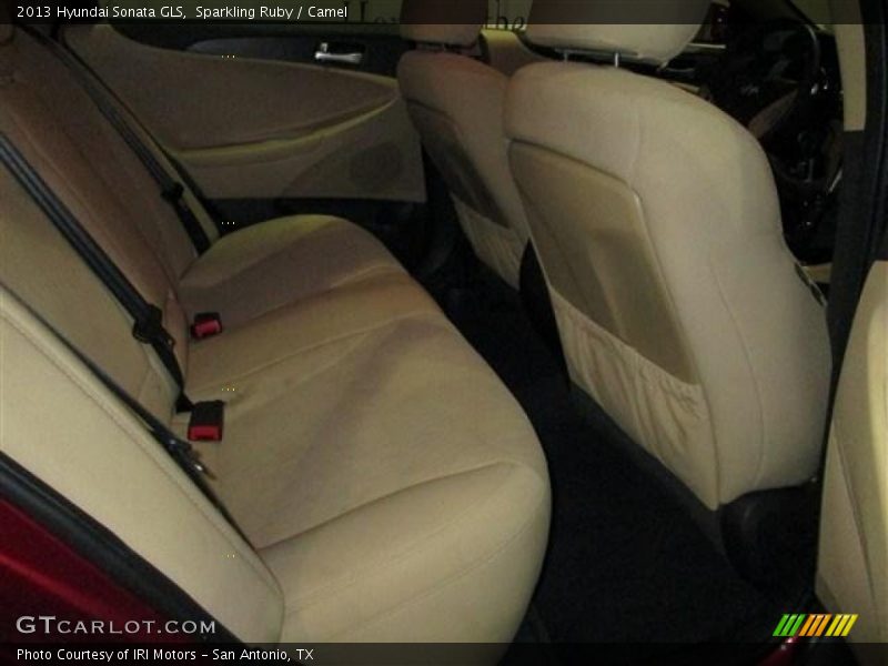 Sparkling Ruby / Camel 2013 Hyundai Sonata GLS