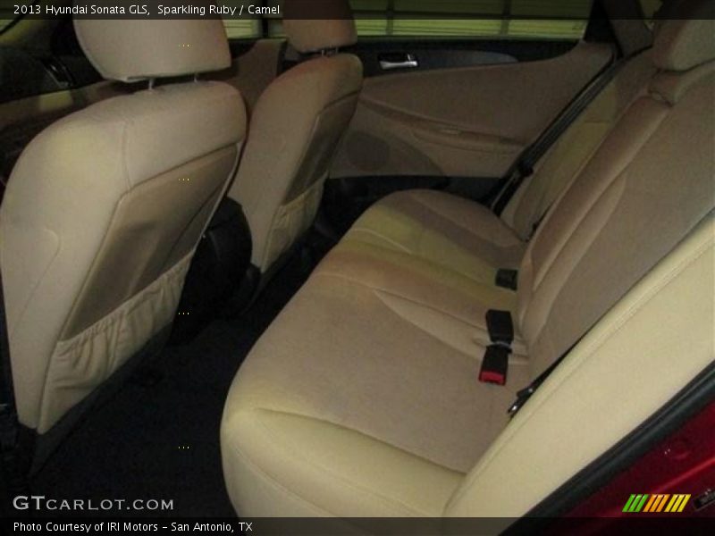 Sparkling Ruby / Camel 2013 Hyundai Sonata GLS
