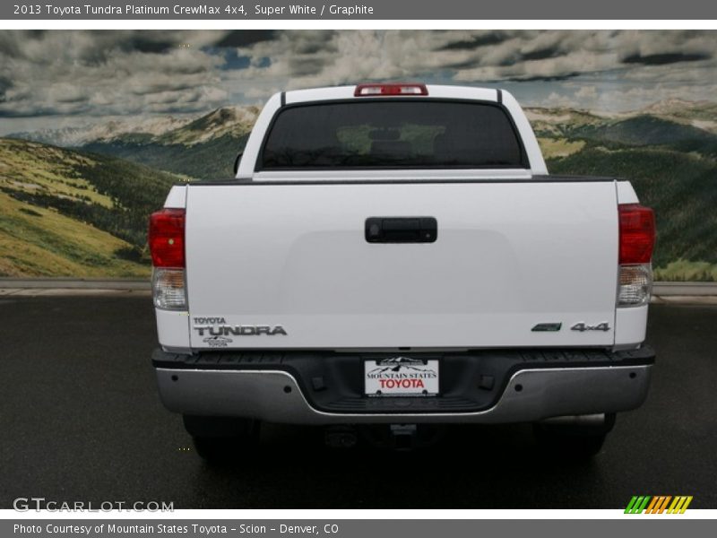 Super White / Graphite 2013 Toyota Tundra Platinum CrewMax 4x4