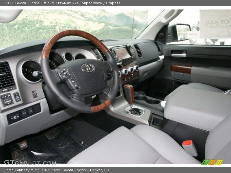 Super White / Graphite 2013 Toyota Tundra Platinum CrewMax 4x4