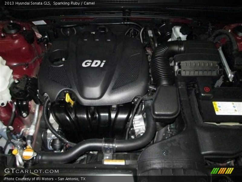 Sparkling Ruby / Camel 2013 Hyundai Sonata GLS