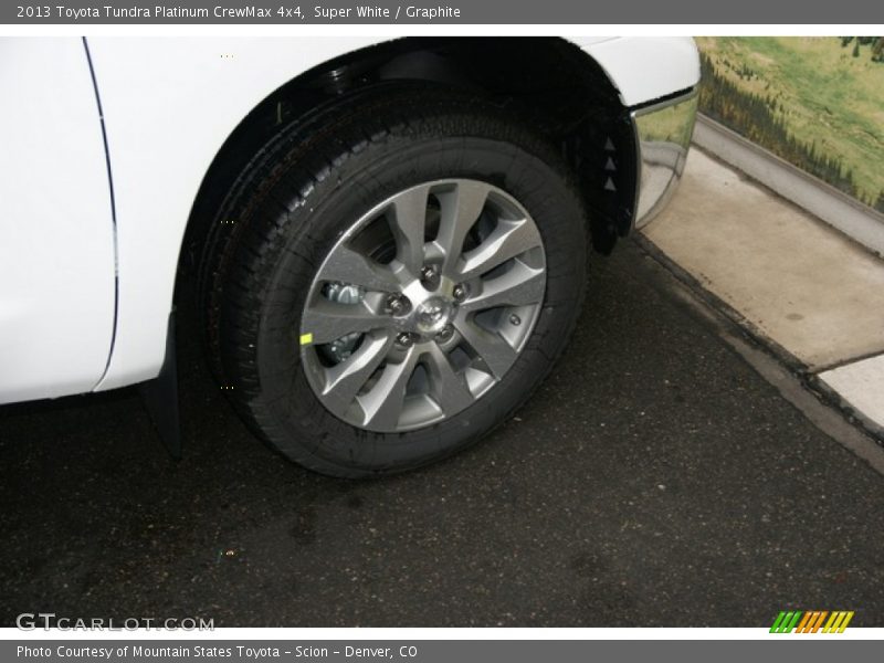 Super White / Graphite 2013 Toyota Tundra Platinum CrewMax 4x4