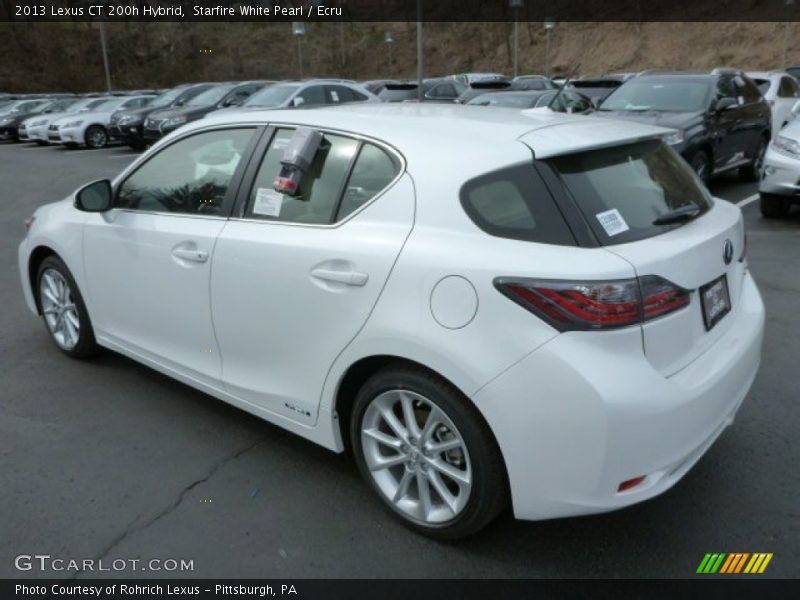 Starfire White Pearl / Ecru 2013 Lexus CT 200h Hybrid