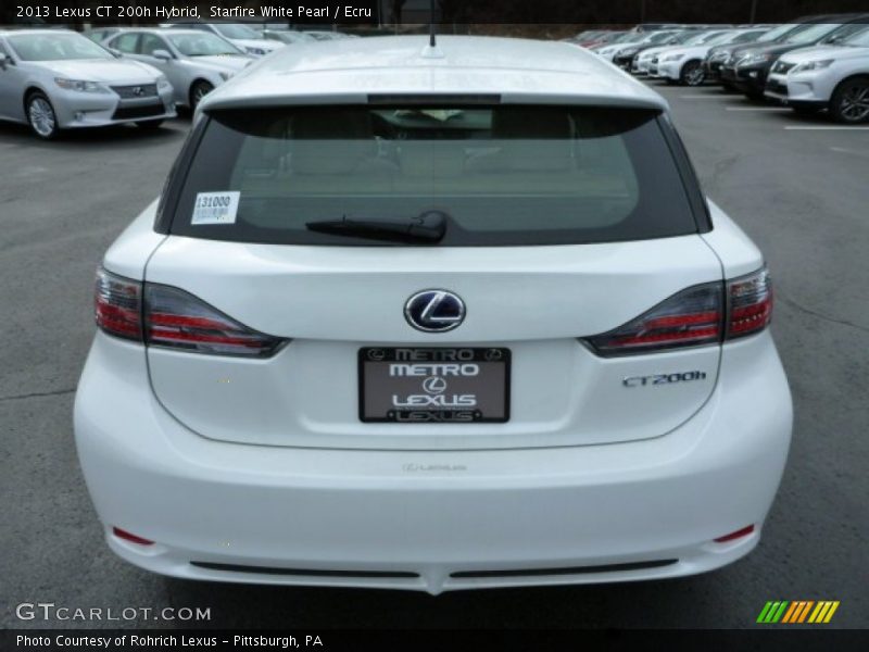 Starfire White Pearl / Ecru 2013 Lexus CT 200h Hybrid